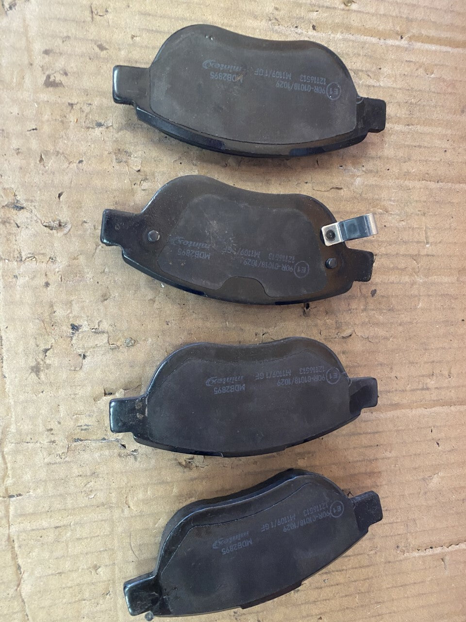 Mintex MDB2895 Front Brake Pad Set fits Opel Vauxhall Fiat