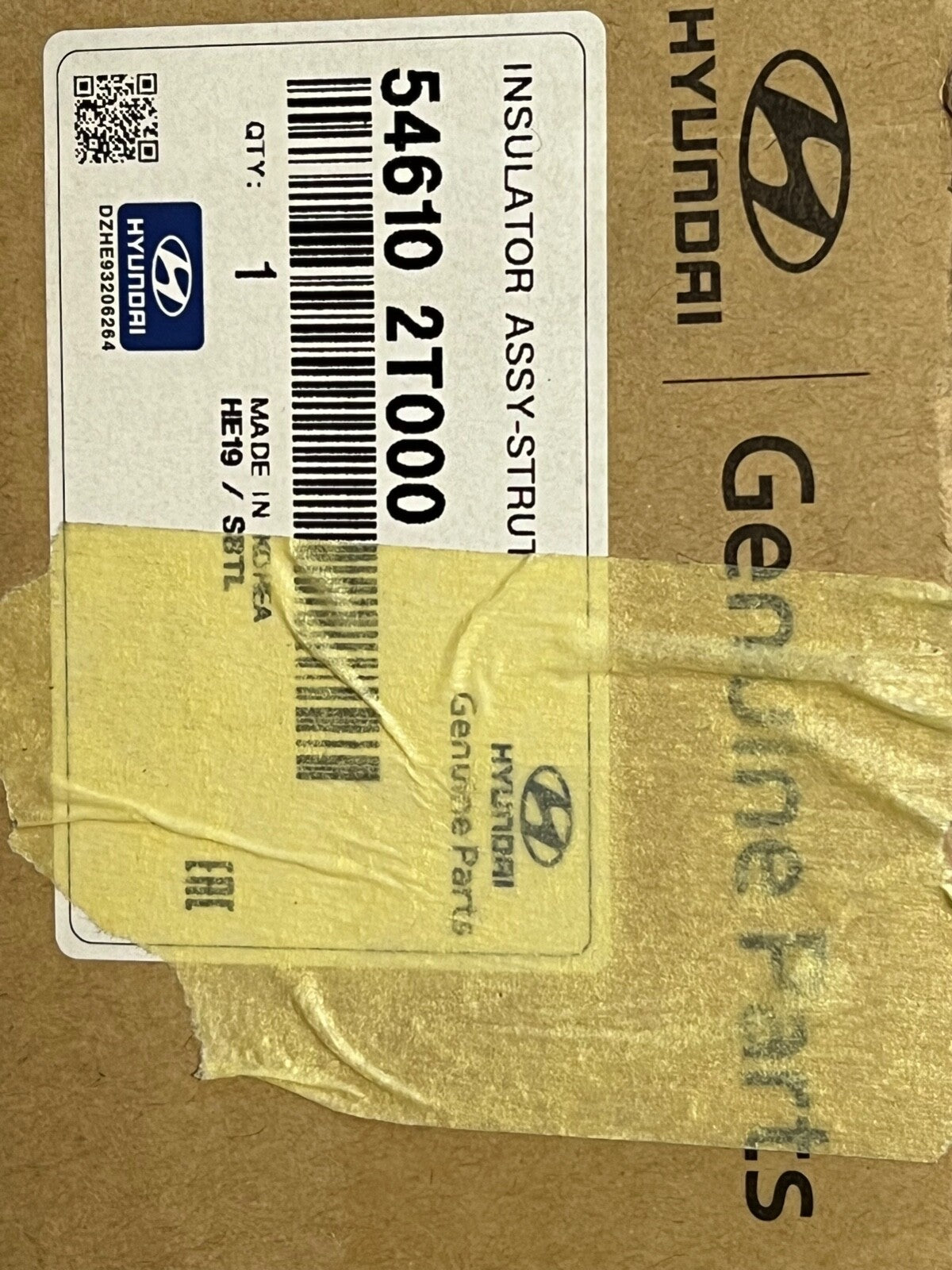 Genuine Hyundai Kia 546102T000 Top Strut Mount i40 ix35 Carens Optima Sportage