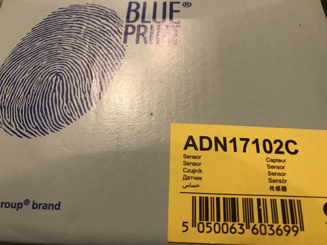 Front Right OS Off Side ABS Sensor fits Nissan Primera Blue Print ADN17102C