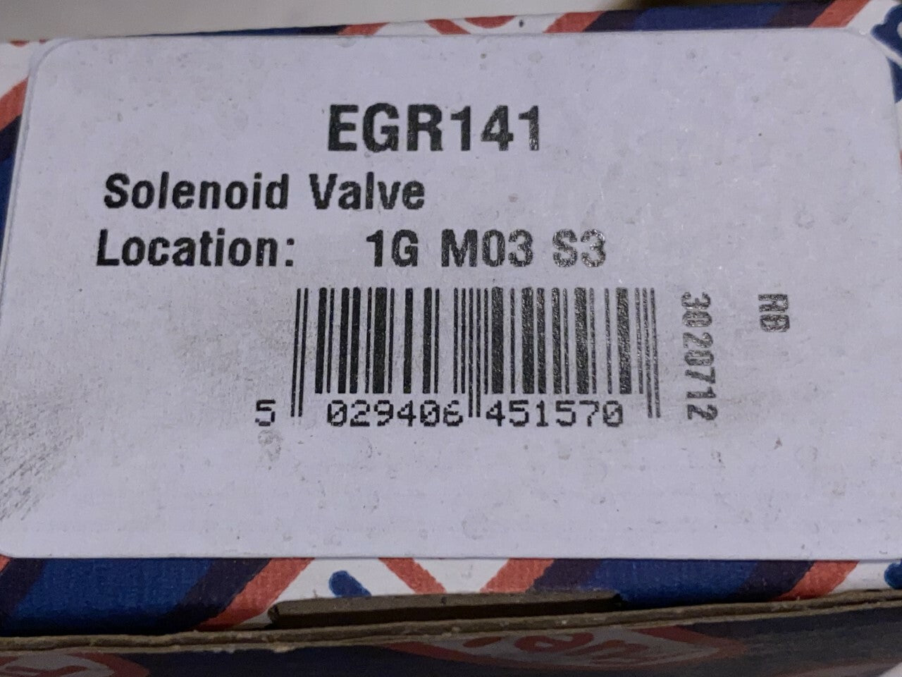 Fuel Parts EGR141 EGR Control Valve fits Audi Ford Seat VW Volkswagon