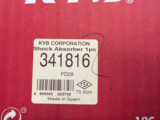 KYB 341816 Rear Shock Absorber fits Toyota Corolla