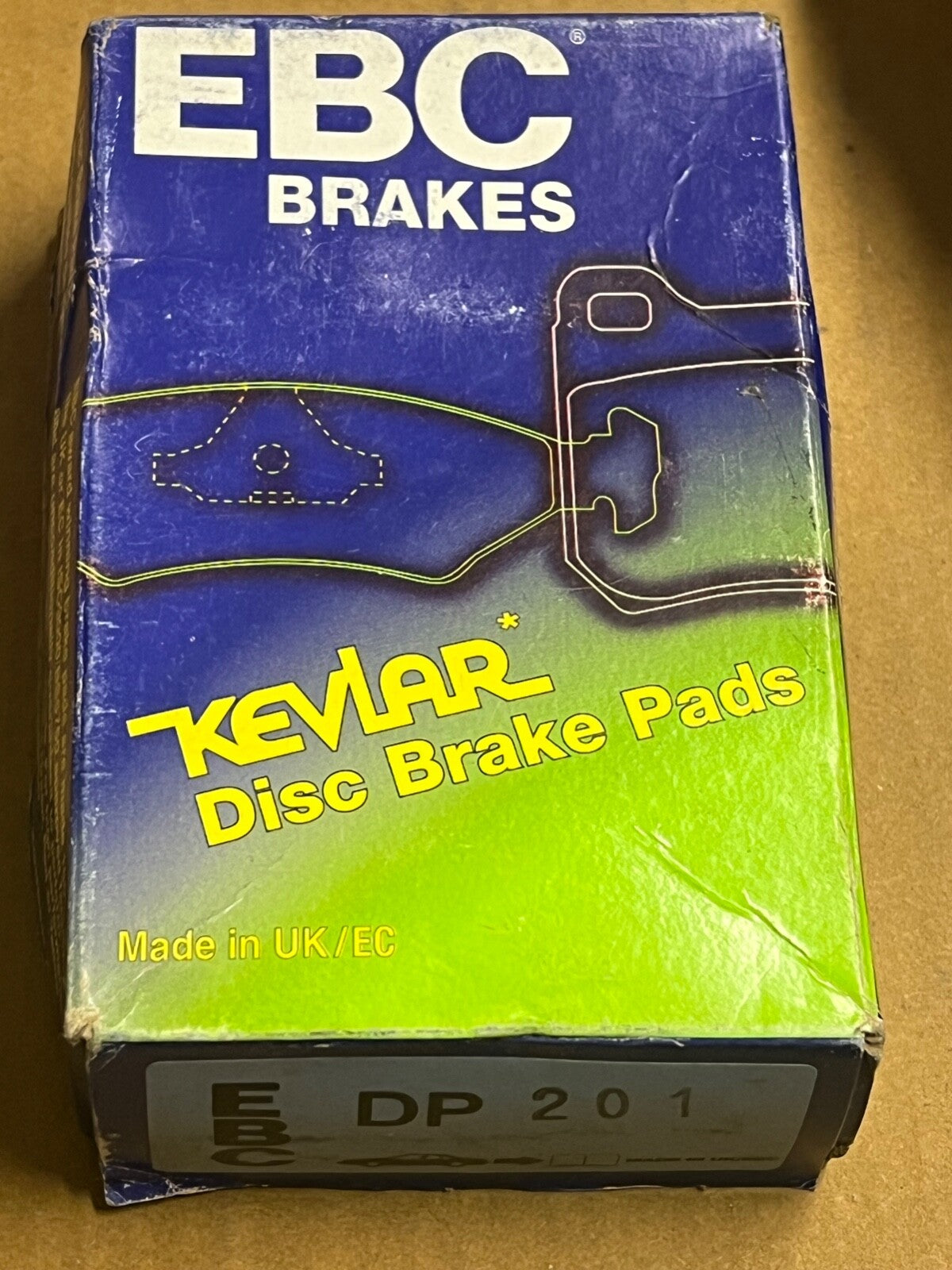 EBC DP201 Brake Pad Set fits Nissan Sunny