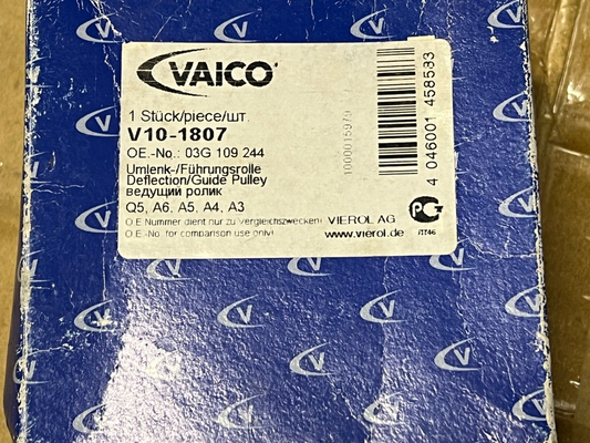 Vaico V10-1807 54-0382 Timing Belt Pulley fits Audi Seat Skoda VW Chrysler Dodge