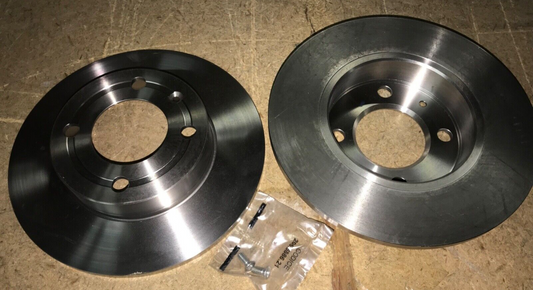 Brembo 08.7165.20 Rear Brake Discs fits VW Seat