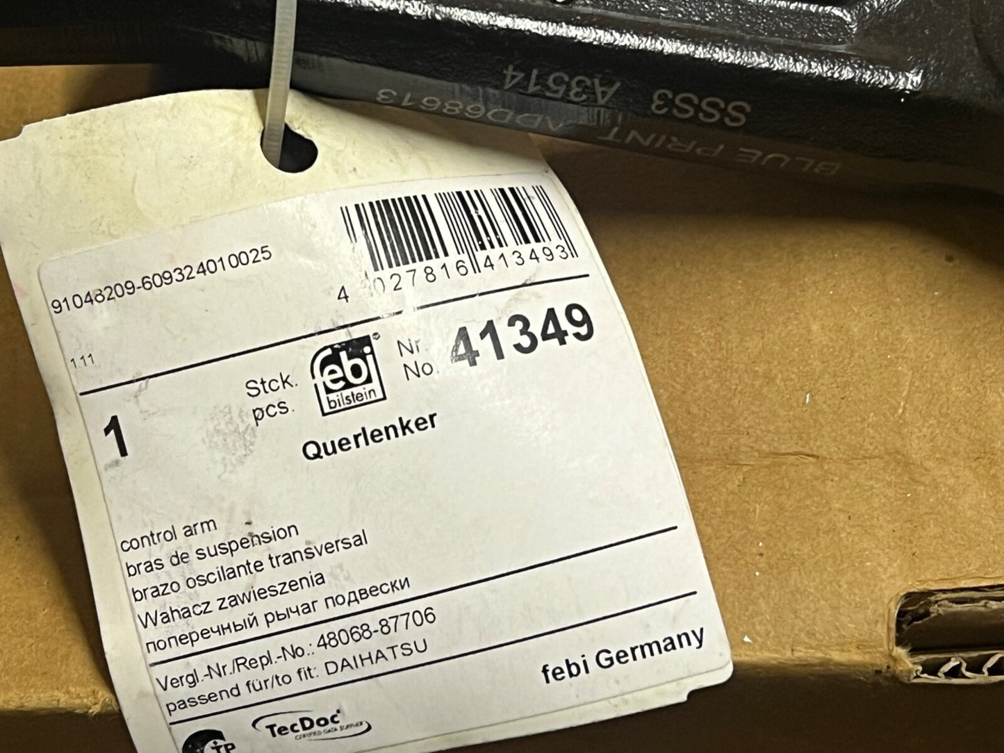 Blue Print ADD68613 Track Control Arm fits Daihatsu Charade