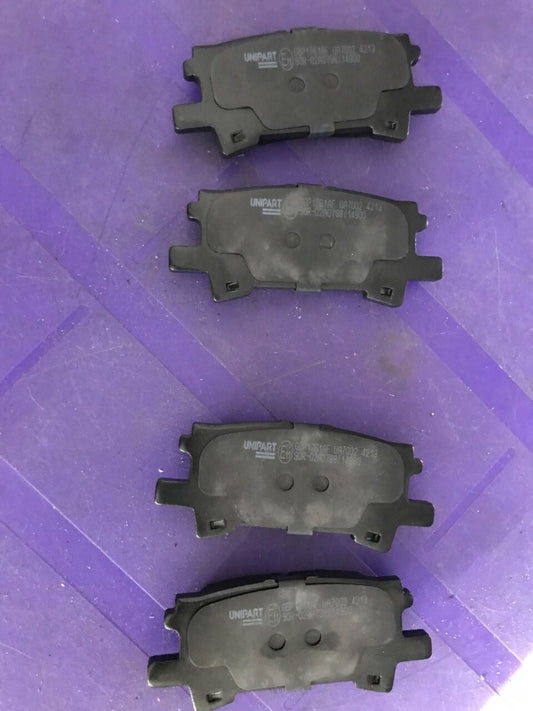 Unipart GBP1761AF Rear Brake Pad Set fits Lexus fits Toyota