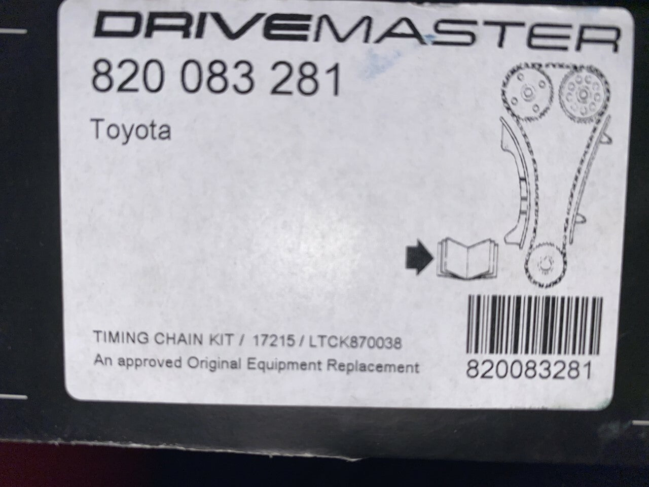 Drivemaster 820083281 TCK33WO Timing Chain Kit fits Toyota