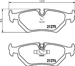 Mintex MDB1506 Rear Brake Pad Set