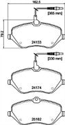 Mintex MDB3135 Brake Pad Set