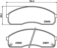 Mintex MDB2119 Front Brake Pad Set