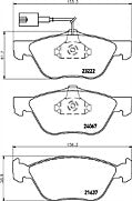 Mintex MDB2133 Front Brake Pad Set