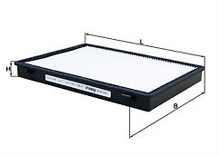 Mahle LA421 Cabin Pollen Filter fits Chevrolet Captiva Vauxhall Antara