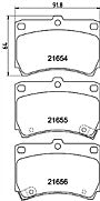 Mintex MDB1530 Front Brake Pad Set fits Ford Kia Mazda