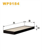 Filtron K1158-2x Cabin Pollen Filter fits Daewoo Tacuma