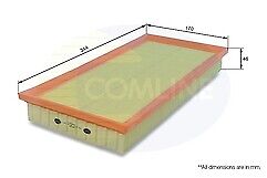 Mitsubishi Carisma Space Runner Volvo S40 Volvo V40 Comline EAF270 Air Filter