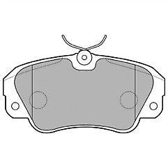 Delphi LP848 Front Brake Pad Set fits Vauxhall