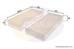For Maybach For Mercedes Comline EKF231 Cabin Pollen Filter