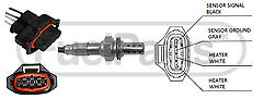 Fuel Parts LB2391 Lambda Sensor Oxygen o2 Sensor fits Chevrolet Vauxhall Opel