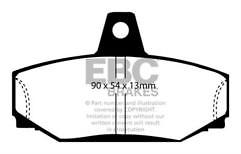 EBC Green Stuff DP2793 Rear Brake Pad Set fits Volvo