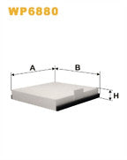 Purflux AH163-2 Cabin Filter fits Renault