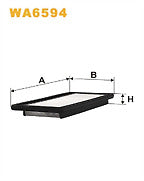 Japanparts FA-578S  Air Filter fits Hyundai