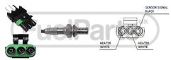 Fuel Parts LB1008 Lambda Sensor Oxygen o2 Sensor fits Renault Vauxhall