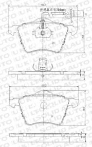 Solid Auto Q104034 front Brake Pad Set