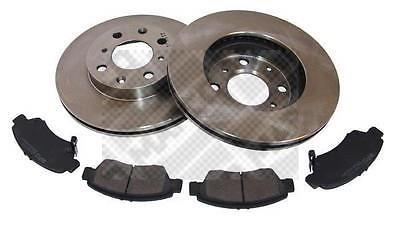 Mapco 47521 Front Brake Discs Fits Honda