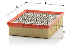 MANN C24128/2 Air Filter fits Vauxhall Vectra