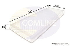 Ford Transit 1991-2000 1999 - 2000 Comline EKF141 Cabin Pollen Filter