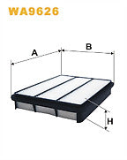 Filtron AP143/3 Air Filter fits Toyota Land Cruiser 1998-2007