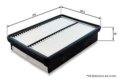 Hyundai Santa Fe ix35 Kia Sorento Comline EAF834 Air Filter