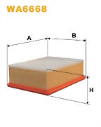 Filtron AP080/7 Air Filter fits Citroen Xsara Peugeot 206