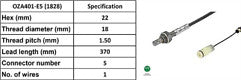 NGK OZA401-E5 Lambda Sensor Oxygen o2 Sensor fits Rover