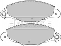 Girling 6113364 BBP1648 Front Brake Pad Set fits Citroen Peugeot