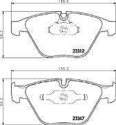 Mintex MDB2418 Front Brake Pad Set