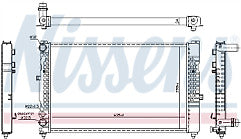 Nissens 60491 Radiator fits Audi A4