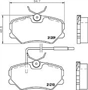 Mintex MDB1376 Front Brake Pad Set