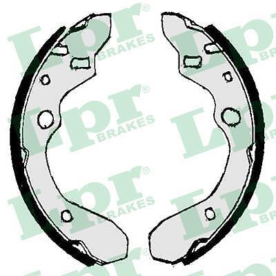 LPR 07010 Rear Brake Shoe Set fits Mazda