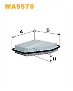 Filtron AP142/10 Air Filter fits Lotus Exige Toyota Alphard RAV 4